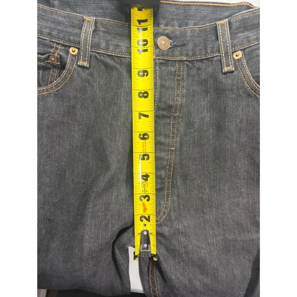 Levi's 501 XX Jeans Mens 34x31 Dark Wash Straight Leg Button Fly 100% Cotton
